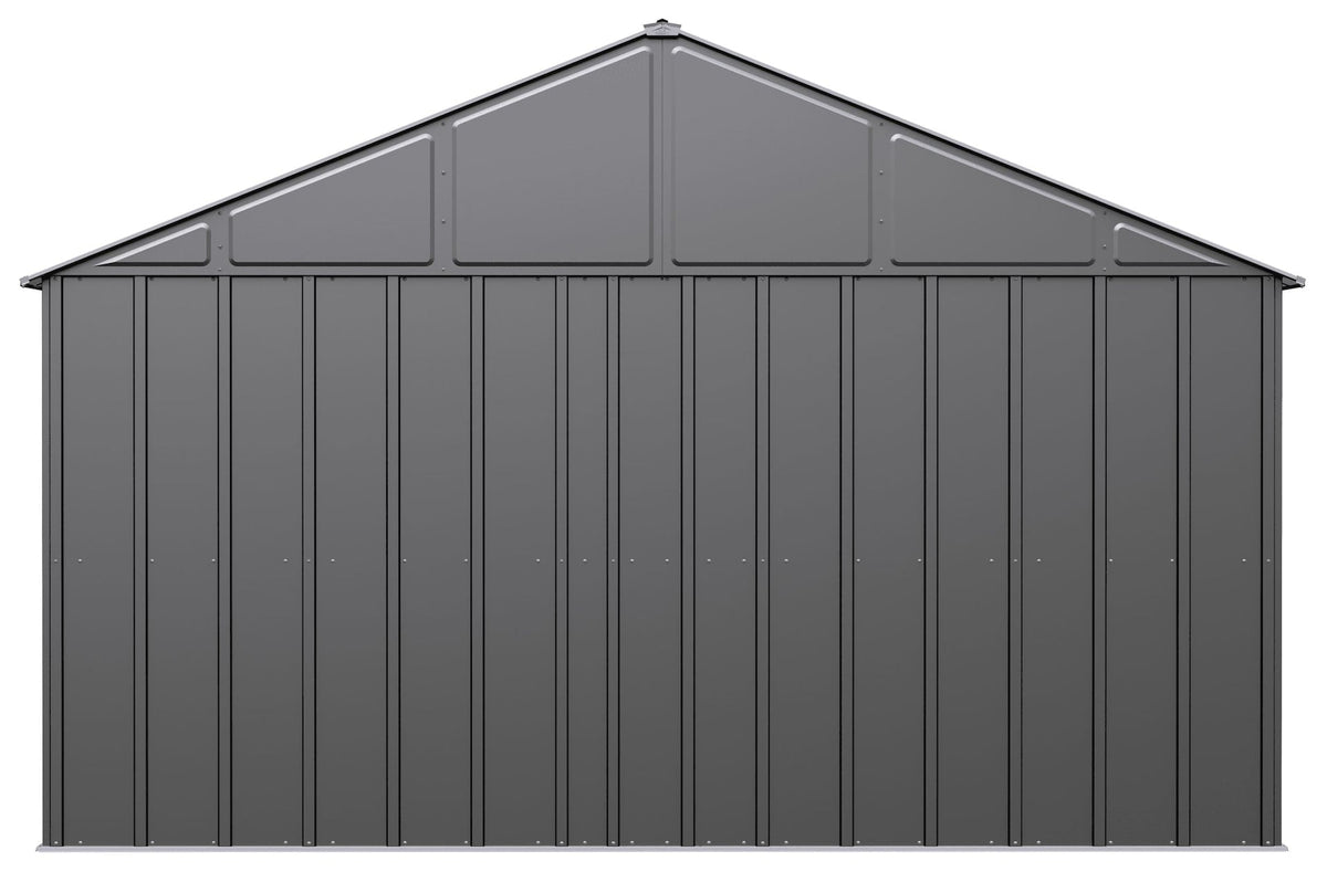 Classic 12x12-ft Charcoal Corrosion-Resistant Metal Shed