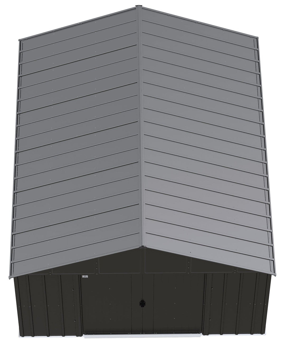 Classic 12x14-ft Charcoal Corrosion-Resistant Metal Shed