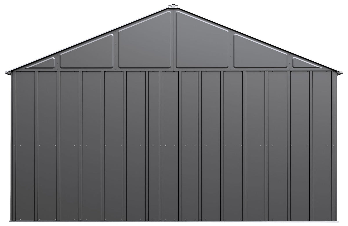 Classic 12x14-ft Charcoal Corrosion-Resistant Metal Shed