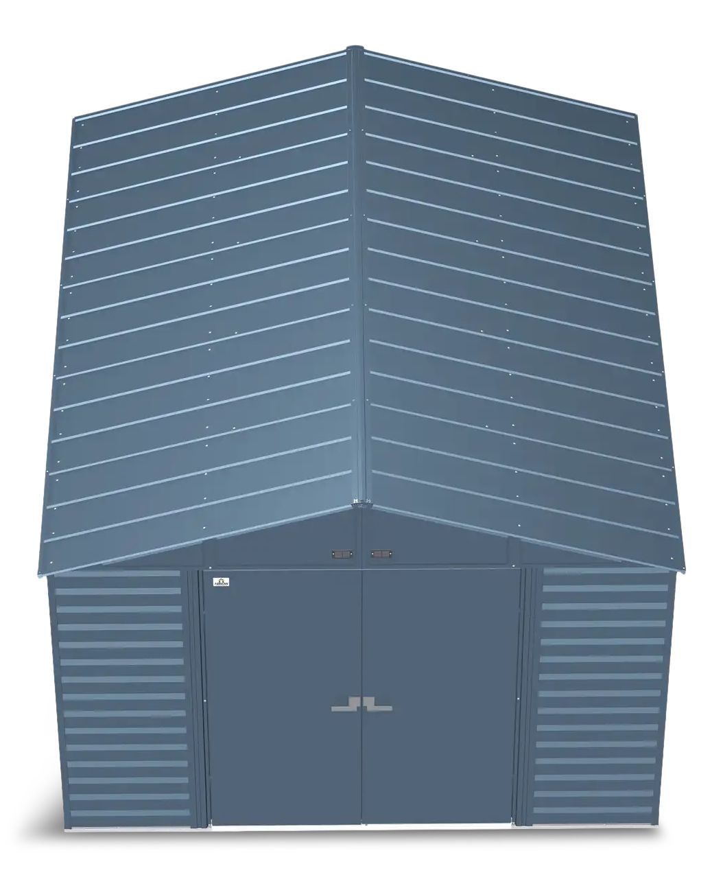 Select Galvanized Steel Storage Shed, Blue Grey, 10-ft x 8-ft