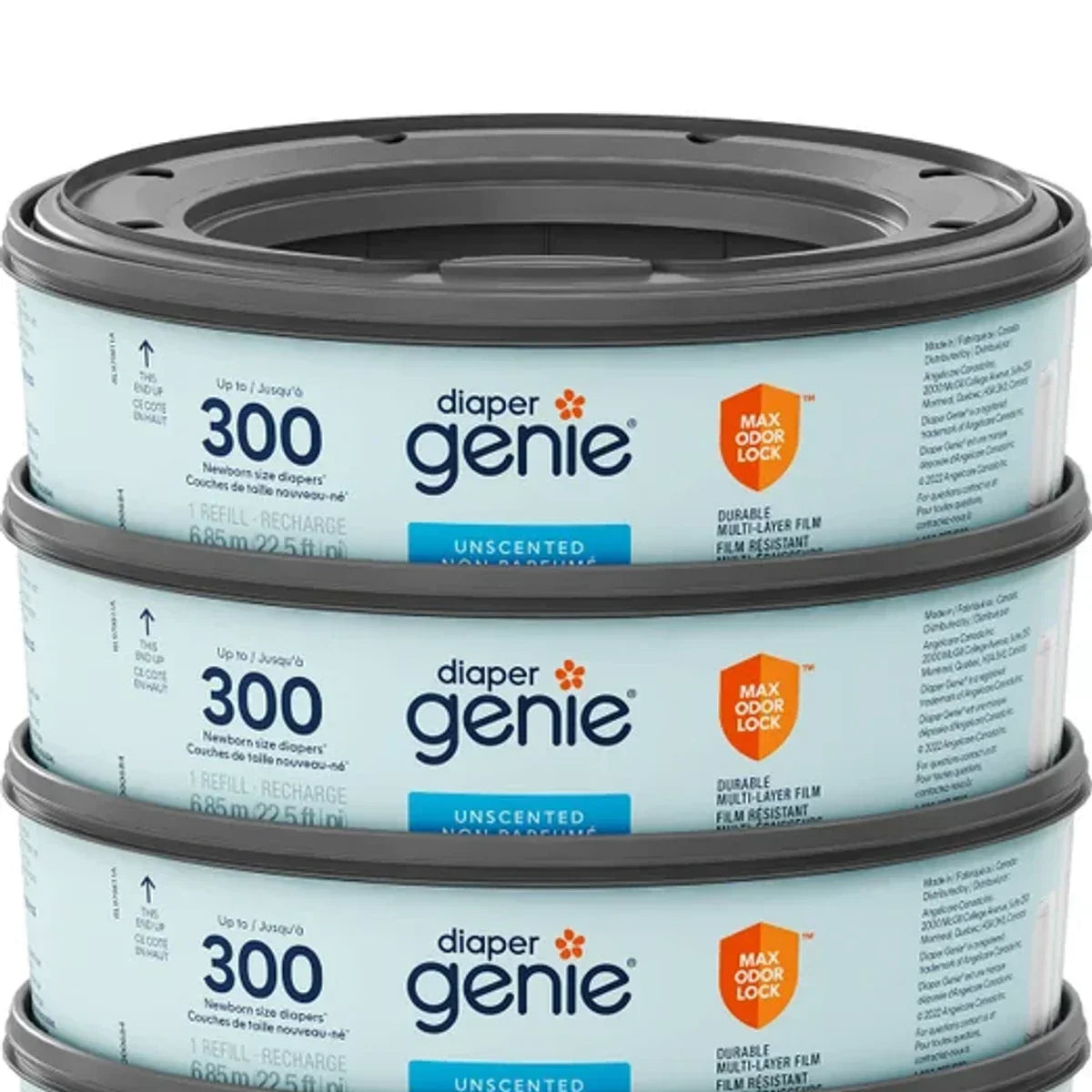 Unscented Round Refill, 4-pack
