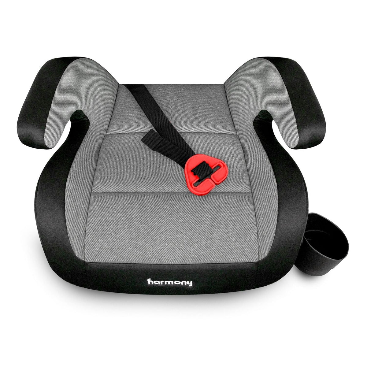 Journey Deluxe Backless Booster Car Seat, Heather Grey