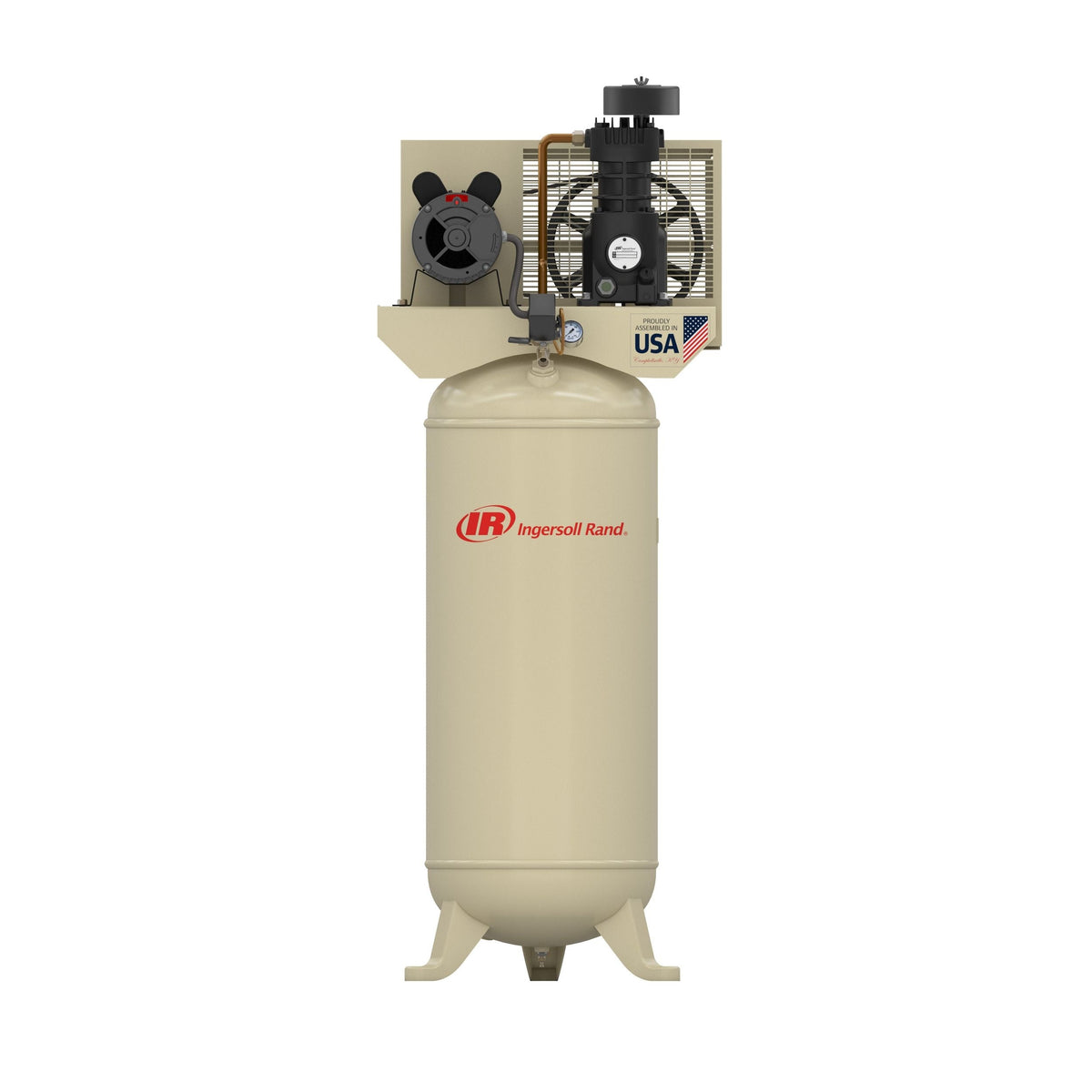 60-Gallon Single-Stage Twin Cylinder Pro Air Compressor, 135 PSI, 5 HP