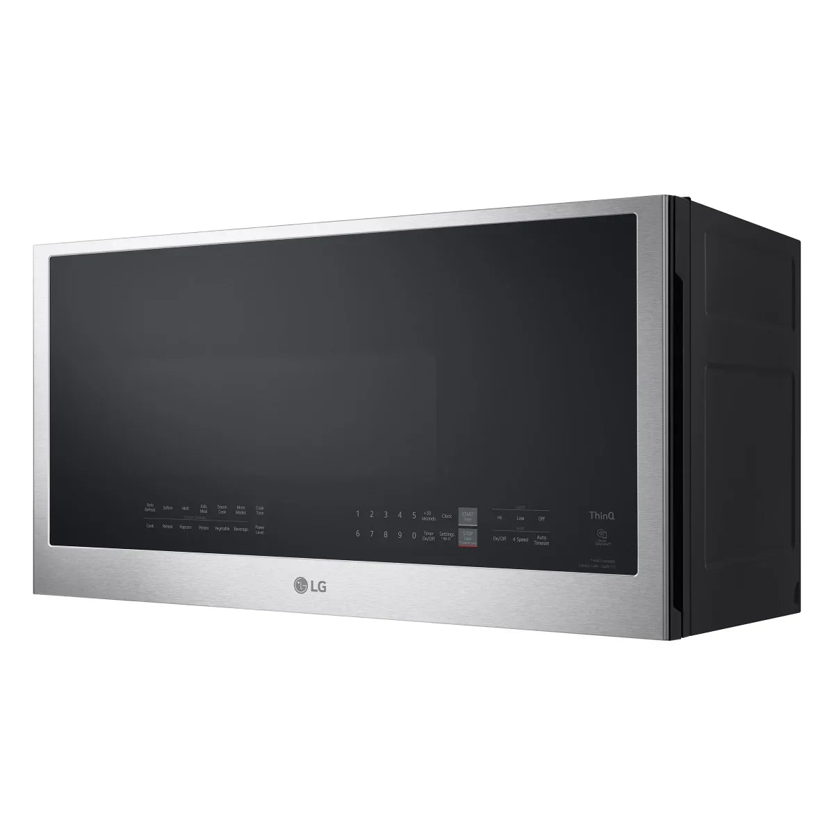 LG 2.0 cu. ft. Smudge Resistant Stainless Steel Over-the-Range Microwave with EasyClean and WideView Window