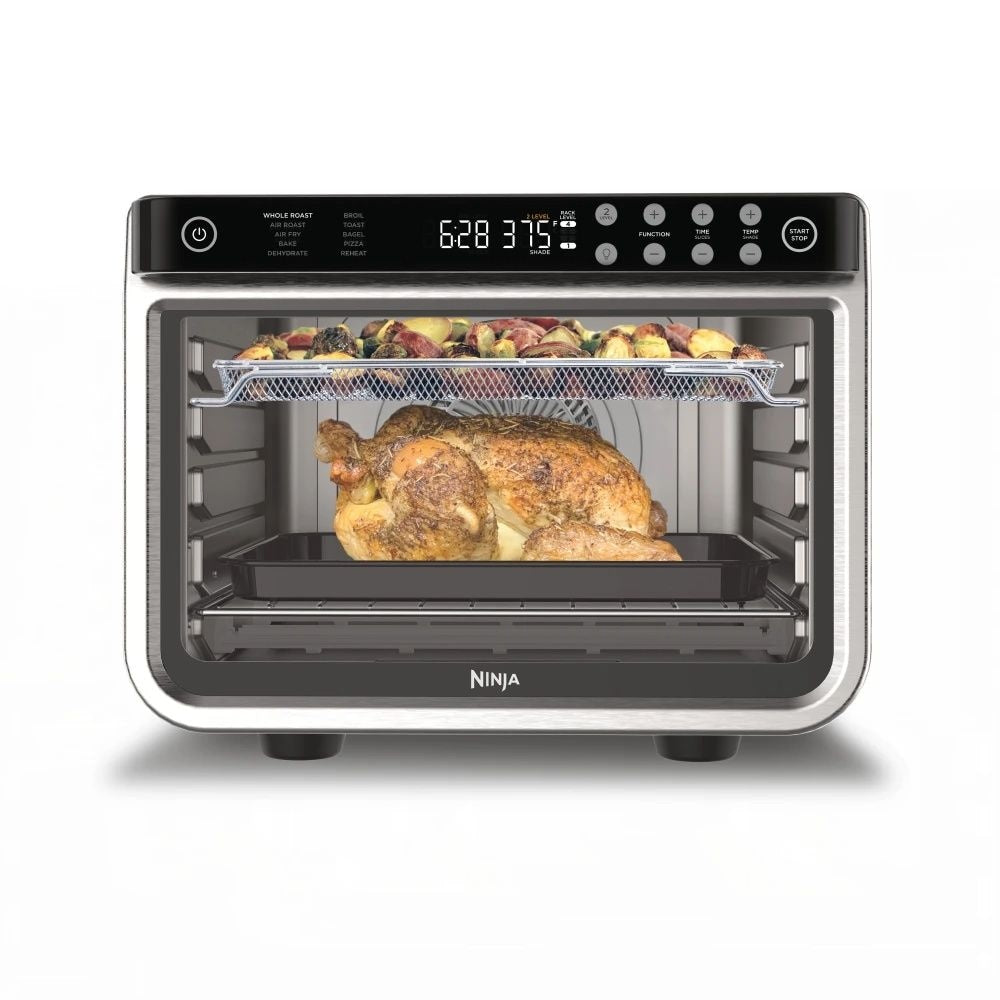 XL Pro Digital Convection Air Fryer Toaster Oven, with 10 Functions, Stainless Steel