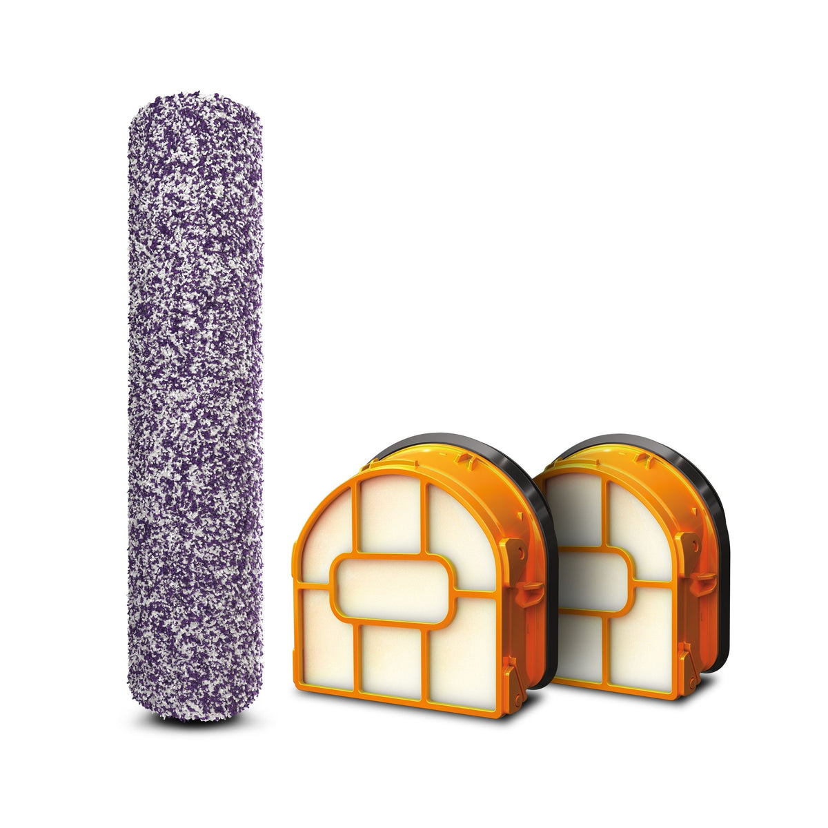 HydroVac Replacement Antimicrobial Brush Roll and 2-Pack Filter Bundle