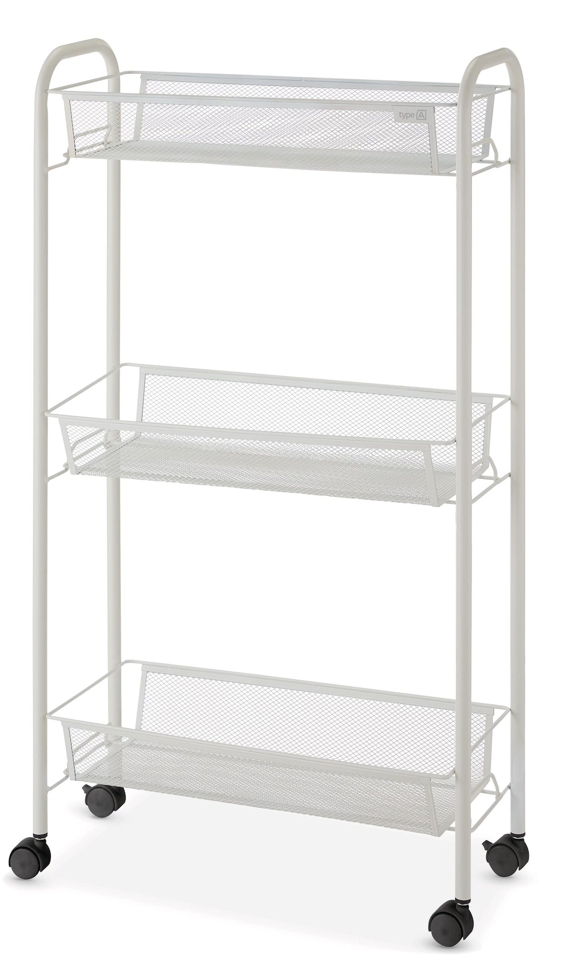 3-Tier Mesh Wire Slim Storage Cart