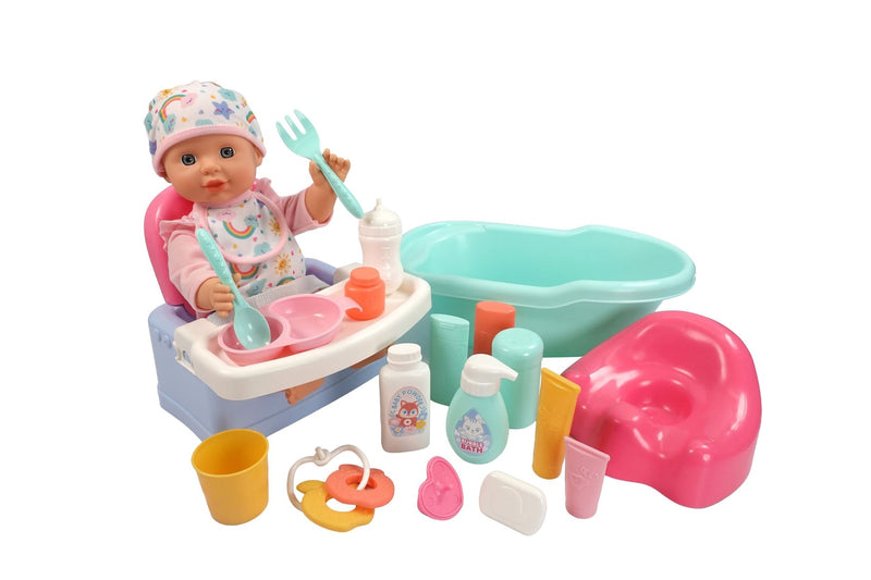 14" Baby Doll Deluxe Set D9317