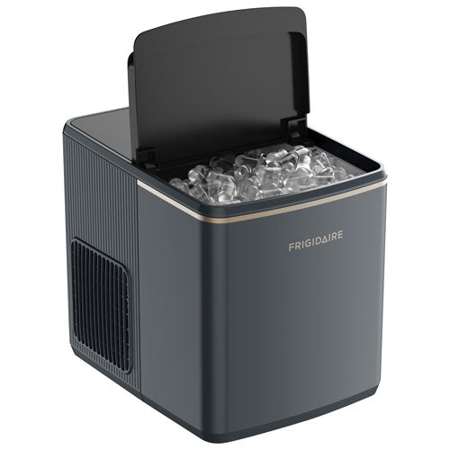 26 lb Countertop Bullet Ice Maker with Touch Controls – Grey E1066