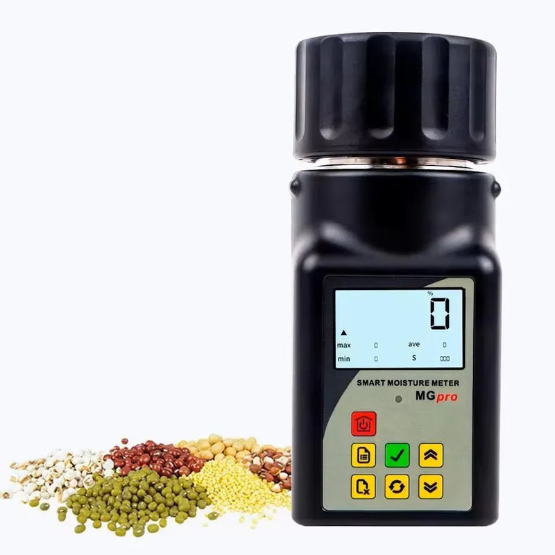 Portable mini grain moisture measuring instrument, suitable for 25 types of grains such as coffee, cocoa, rice, wheat, etc., with 99 sets of data storage function U3794