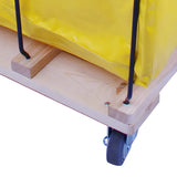 Basket Trucks,Service Carts Yellow 8 Bushel Knock Down Truck,Carts, 10.0 cu. ft, 400 lb, 34" L X 22" W X 30.5" H Capacity