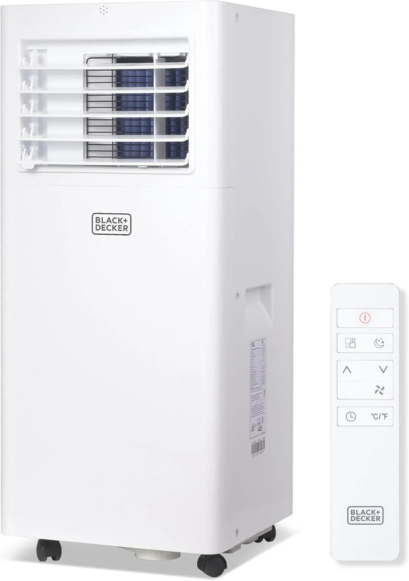 Portable Air Conditioner, 12,000 BTU (8,000 BTU SACC) for Rooms up to 550 Sq. Ft., Portable AC with Follow Me Remote Control and Window Kit, BPACT12WT, White X5794