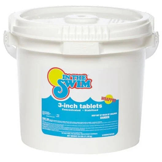 IN THE SWIM – 3 INCH CHLORINE TABLETS – 25 LBS Q7456