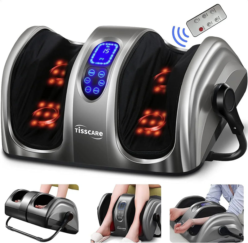 Therapeutic foot massager with heat therapy: Suitable for nerve disorders, plantar fasciitis and pain relief. This FSA/HSA compliant foot massager is suitable for home/office use to massage the feet/legs/shins/ankles. It is suitable for D3758