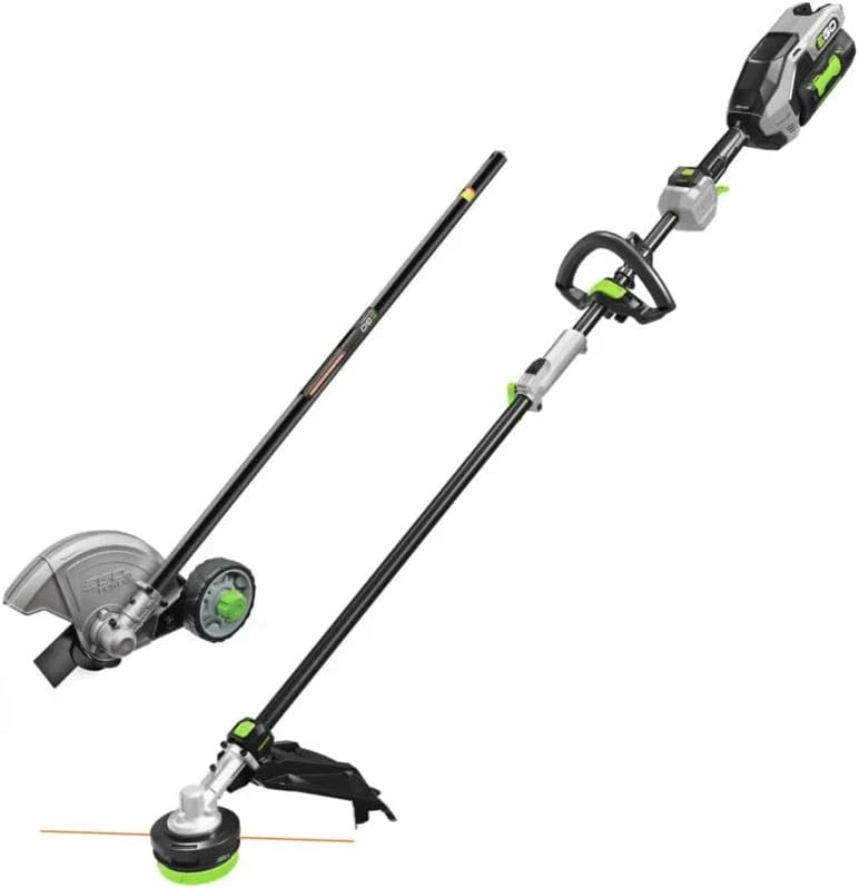 Multi-Head Combo Kit 16-Inch 56-Volt Carbon Fiber String Trimmer with POWERLOAD & 8-Inch Carbon Fiber Edger Attachment & 56-Volt Power Head, 4.0Ah Battery and 320W Charger Included A3268