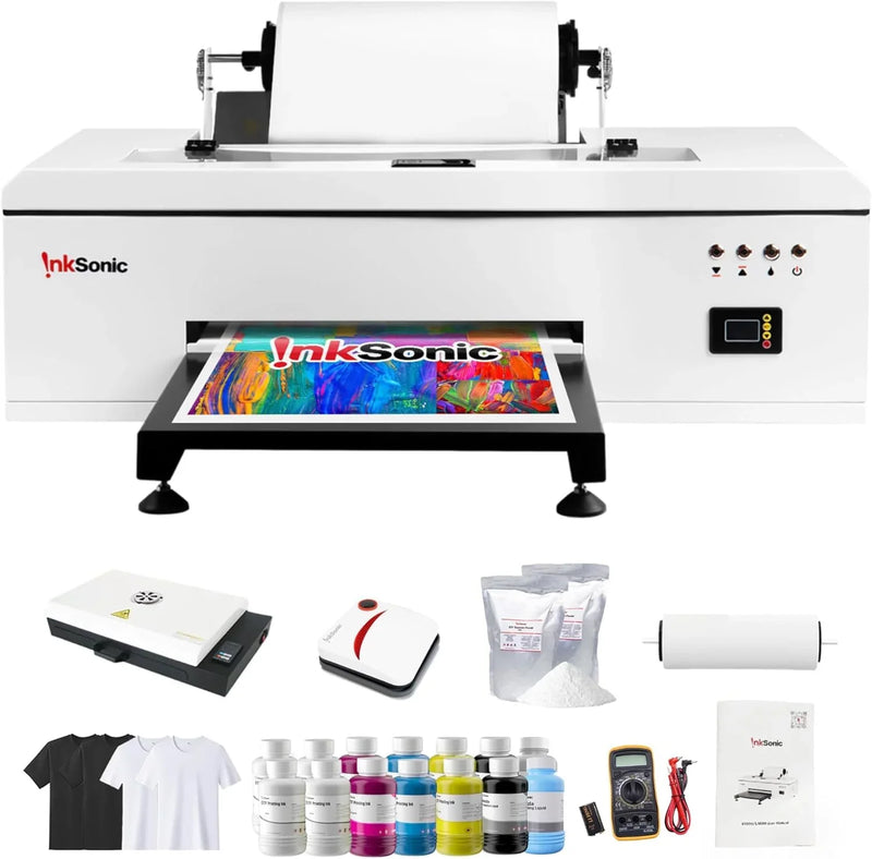 InkSonic R1390 A3 DTF Printer with Oven, T-Shirt Printing Bundle R8284