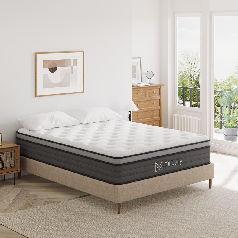 10 Inch Hybrid Mattress in a Box with Gel Memory Foam T8861