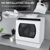 Countertop Dishwasher With 5-Liter Built-in Water Tank