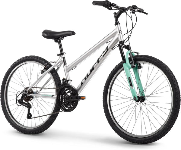 Mountain Hardtail Mountain Bike for Boys/Girls/Men/Women, 20"/24"/26" Sizes, 6 or 21 Speed Shimano Twist Shifting, Front or Dual Suspension, Comfort Saddle, Sleek Colors Z4069