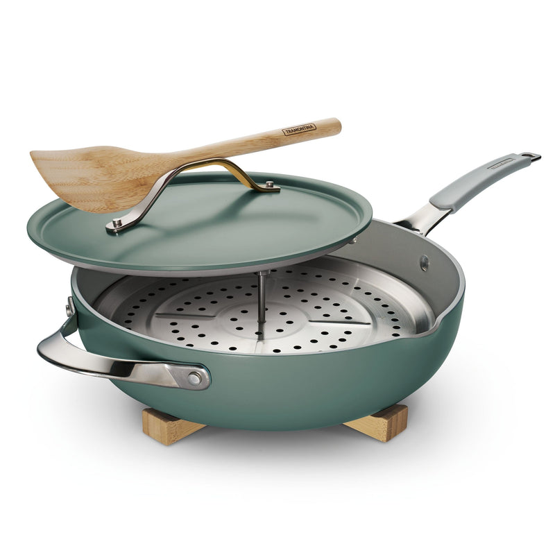 5 Qt All-in-One Plus Pan with trivet - Sea Salt Q3505