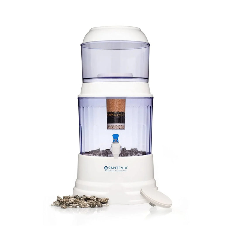 Counter-top type - Enhanced alkaline and fluoride filter | Household water filter that makes water alkaline and adds minerals | Chlorine and fluoride filter C2022