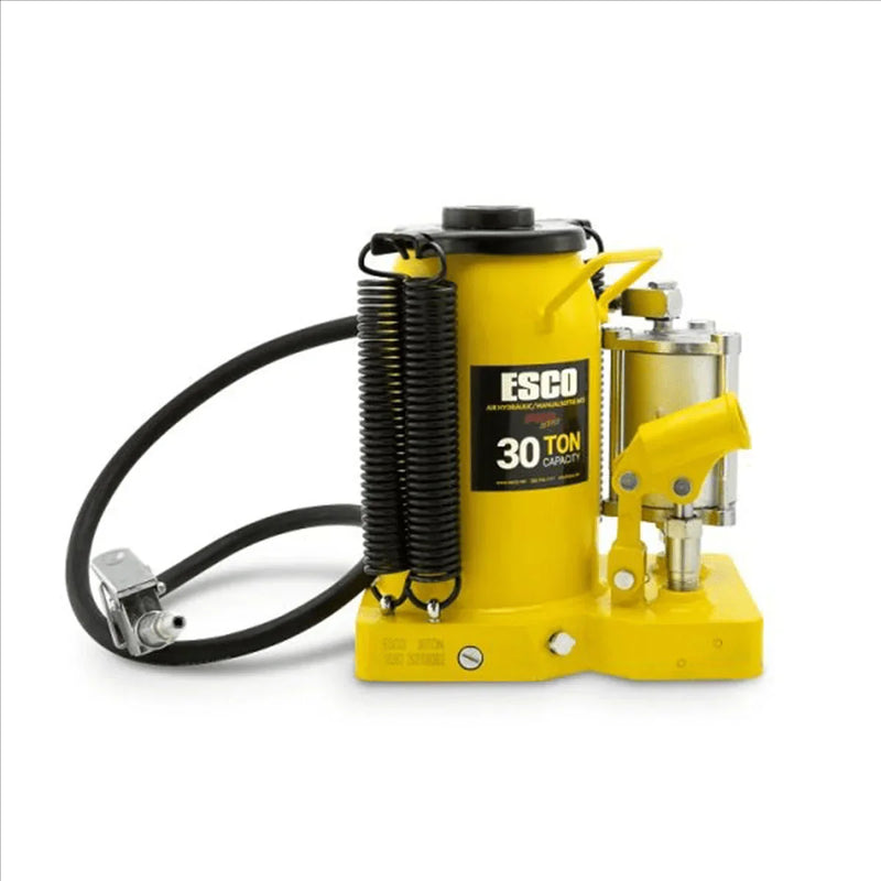 ESCO 30 Ton Air Hydraulic Bottle Jack – Heavy Duty Lifting for Automotive and Industrial Use Z1083