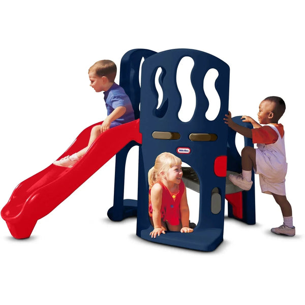 Hide & Slide Climber, Blue & Red - Climbing Toy and Slide for Kids Ages 2 to 6 F8664
