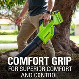40V 16-inch electric saw, equipped with 4Ah USB battery (power bank) and standard charger