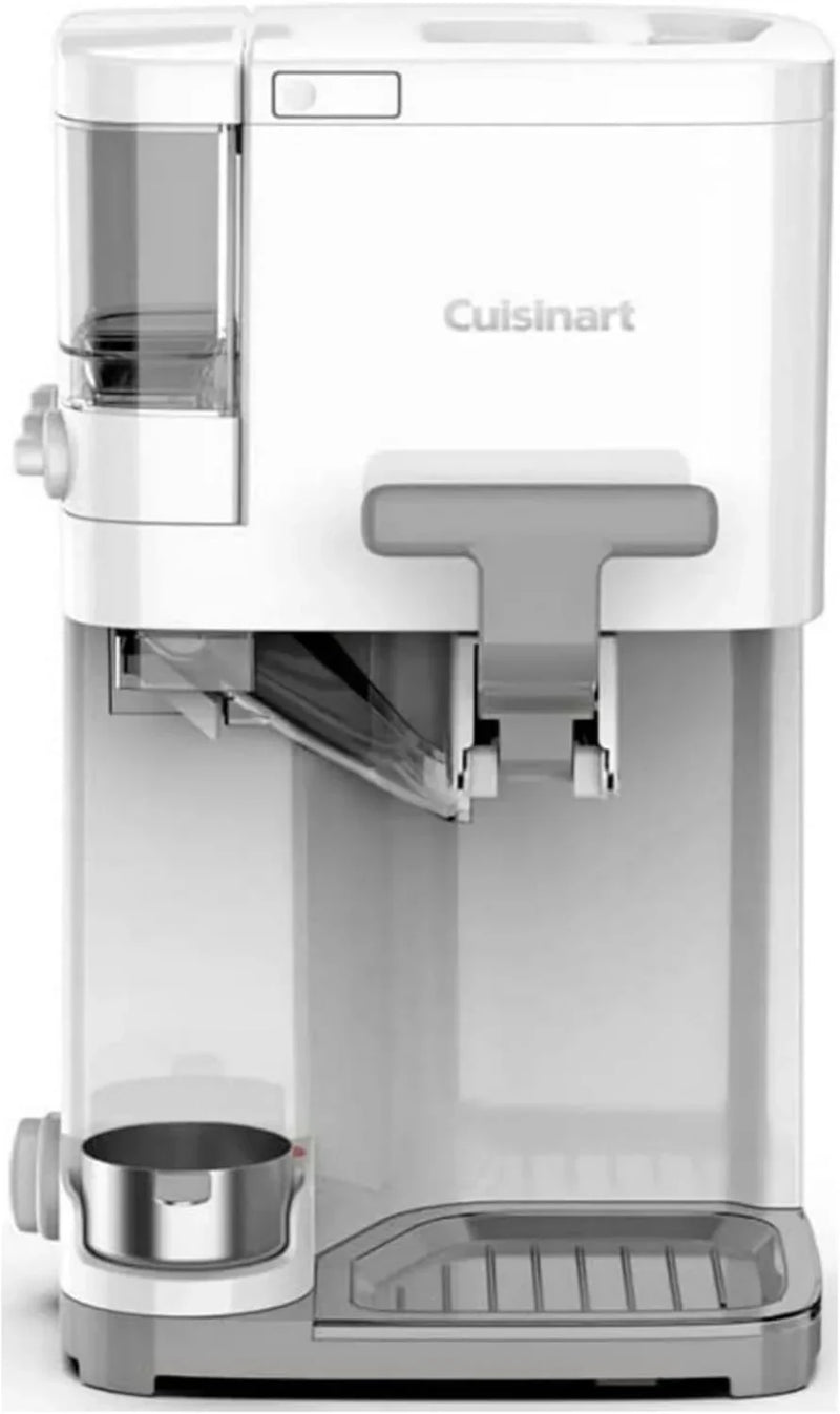 Soft Serve Ice Cream Machine- Mix It In Ice Cream Maker for Frozen Yogurt, Sorbet, Gelato, Drinks 1.5 Quart, White, ICE-48 Y2878