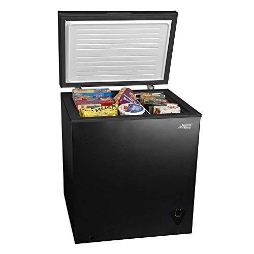 5 cu ft Chest Freezer for Your House, Garage, Basement, Apartment, Kitchen, Cabin, Lake House, Timeshare, or Business H4386