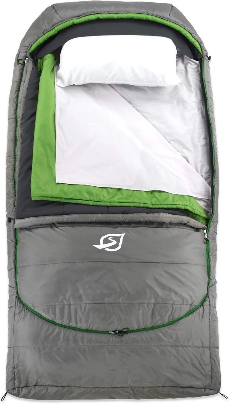Adult Cloud-style sleeping bag - Adjustable multi-layer design, suitable for use in 3 to 4 seasons - Includes cotton bedding P2646