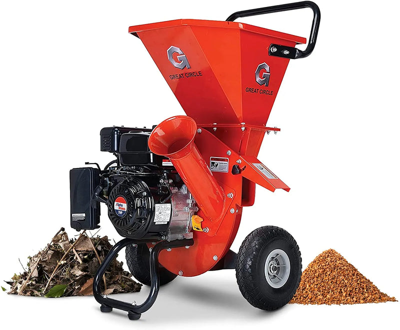 Wood Chipper Shredder Mulcher Heavy Duty Gas Powered R9585