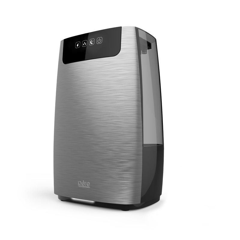 Enrichment HumeXL Ultrasonic Cool Mist Humidifier - Large, Easy-to-Clean Tank, High/Low Mist, 2 360 Mist Nozzles and Night Mode B2424