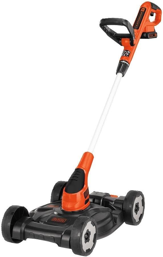BLACK DECKER Combination String Trimmer, Lawn Mower, and Edger, Cordless 3-in-1