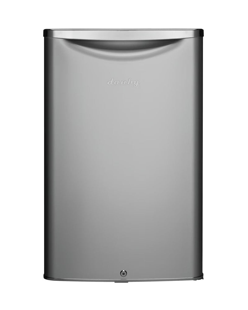 Danby 4.4 cu. ft. Retro Compact Fridge in Iridium Silver (DAR044A6DDB) N3502