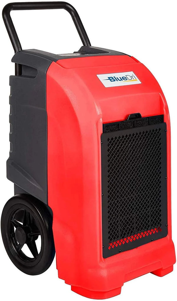 Commercial dehumidifier, suitable for homes, basements, garages and workplaces. Industrial water loss treatment equipment - a set of 1-piece, blue E6515