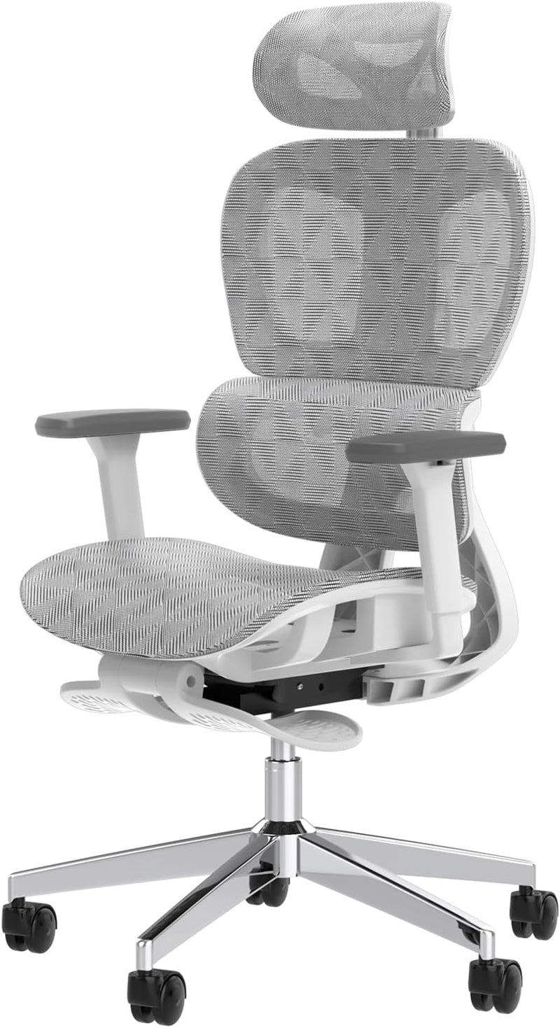 Ergonomic Mesh Office Chair with 3D Adjustable Armrest,Plastic Frame High Back Desk Computer Chair Ergo3d Ergonomic Office Chair with Wheels for Home & Office Black T4028