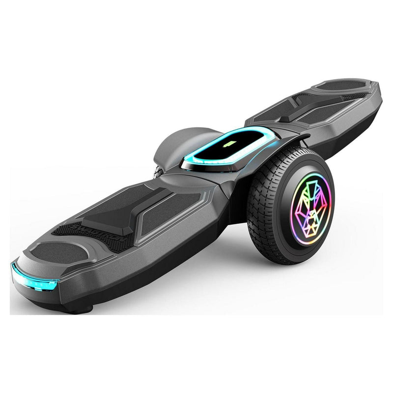 Swagtron Shuttle Zipboard Electric Hoverboard Skateboard 7 mph and 3-Mile Range LED Wheels Wireless Speaker H8552