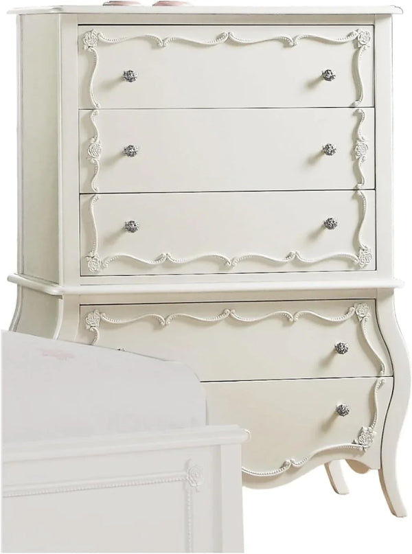 Jewelry closet, pearl white B6449