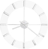 Wall-mounted clock II 549-476 - 30-inch ultra-large size with glossy white surface, equipped with quartz movement