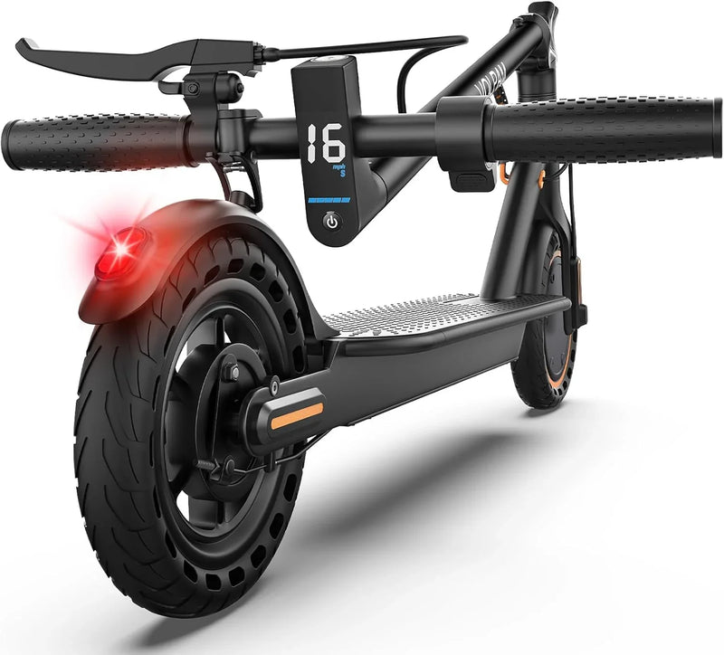 Electric Scooter, 350W Motor, 187Wh/281Wh Battery, 16/19Mph Top Speed, 8.5''Tires, Dual Braking, Folding Scooter V7565