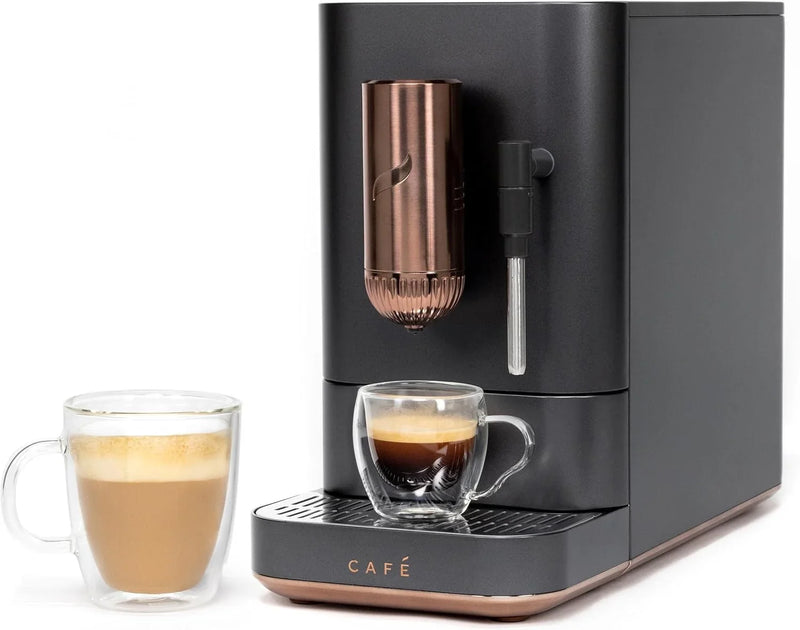 Automatic coffee grinder coffee machine, built-in milk frother, adjustable coffee bean grinder, one-button brewing function K6534