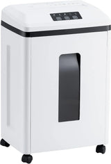 Professional Commercial Paper Shredder: P-7 Security Super Micro-Cut 1x1.7mm 7 Sheets/CDs/Cards/Staples 6-Gal Bin Heavy Duty for Home/Office/Industrial/Business Use-Confidential Documents