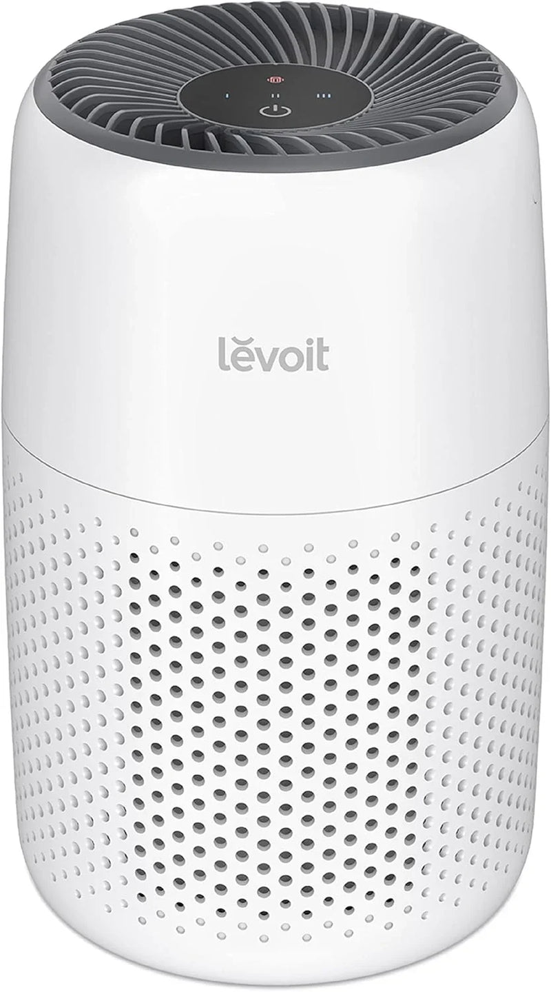 Bedroom home dormitory air purifier, three-in-one filter scented sponge, helps you sleep well, filters smoke, allergens, pet dander, odors, dust, suitable for office, desktop, mini core P type, white J7761