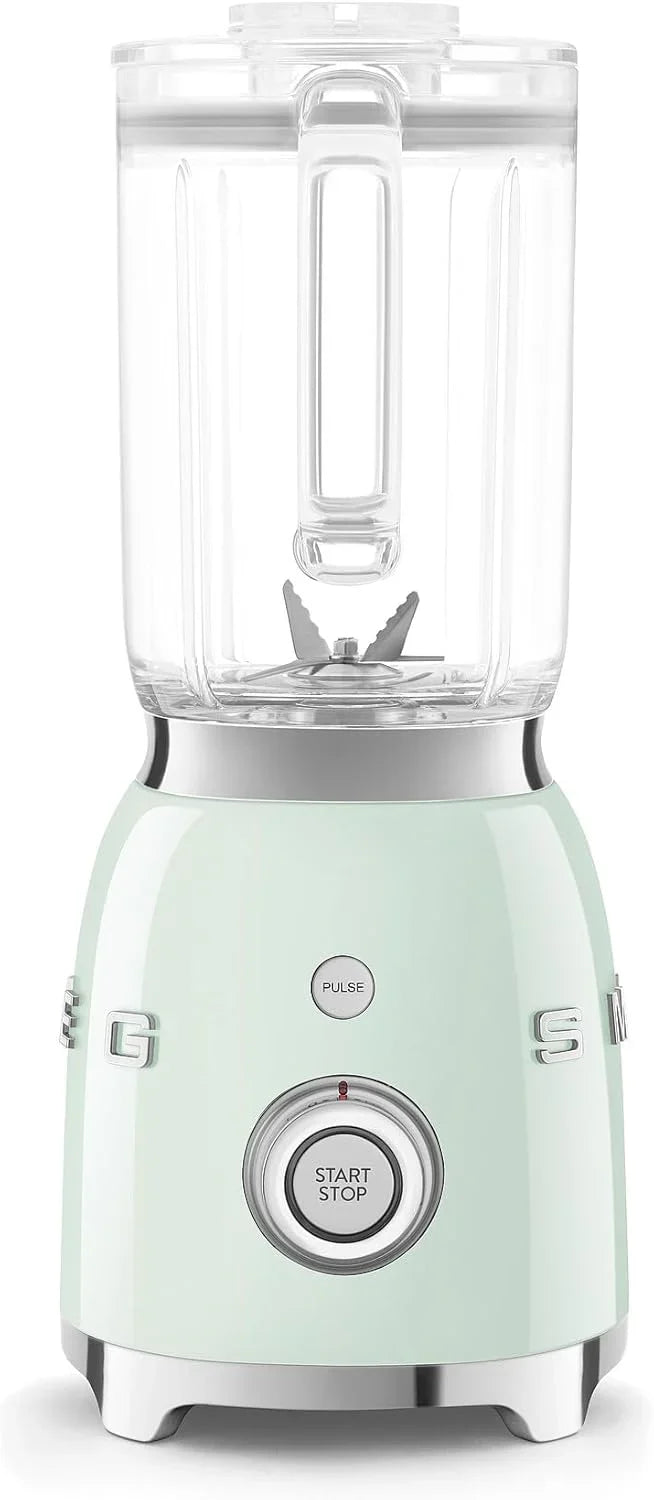 Backwash-style blender - 600-watt countertop blender, equipped with a 48-ounce BPA-free capacity container, featuring 3 speed modes and pulse function, ice crushing function and juice blending function - adopts the 50th anniversary design Q1940