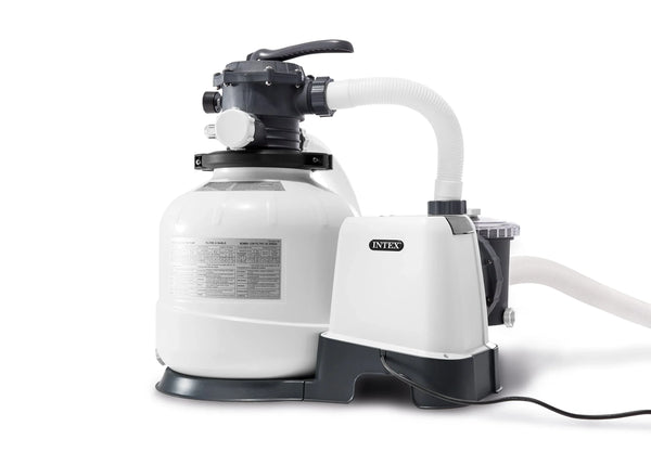 26651EG SX3000 Krystal Clear Sand Filter Pump for Above Ground Pools, 16in, Light gray Z8908