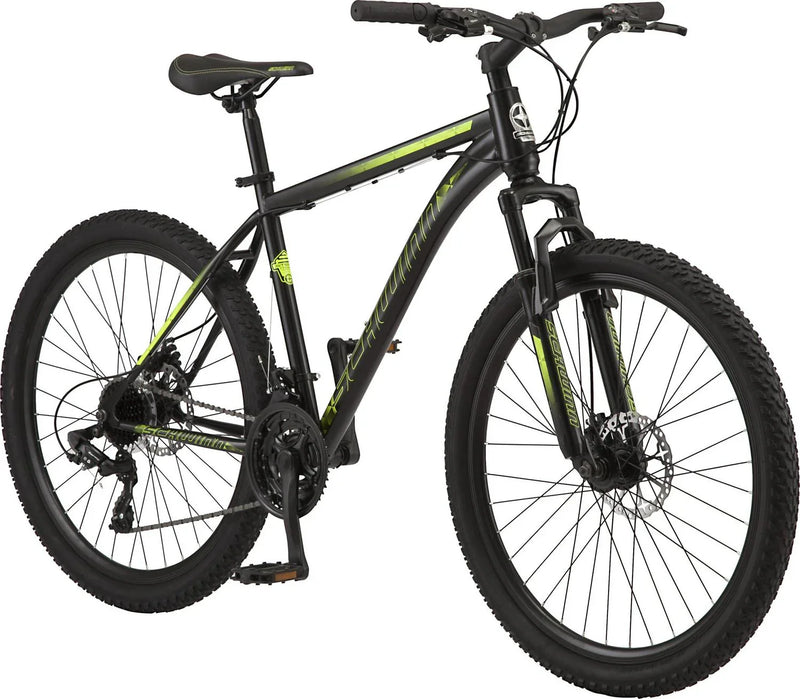 Mountain Bike . 26-inch Wheels . 21 Speeds . Mens Style . Black U6676