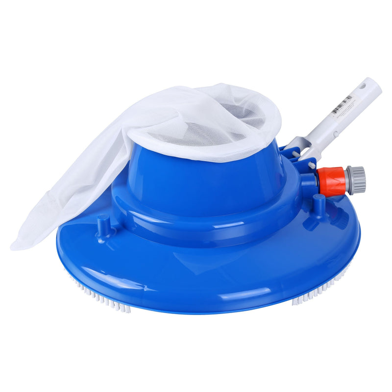 Pool Leaf Skimmer with Roller Wheels & Brushes, Garden Hose attachment S6772