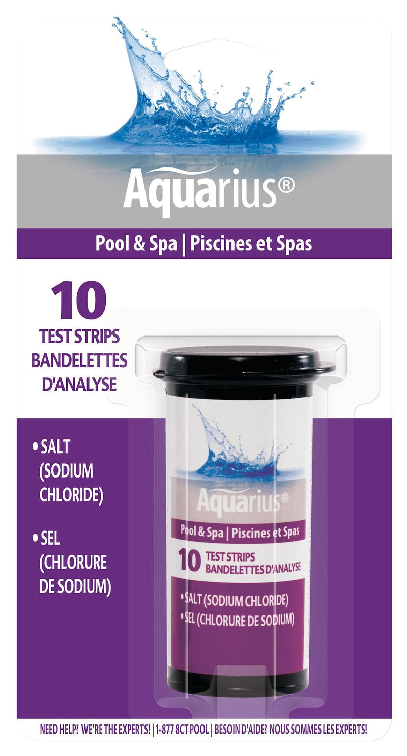 Sodium Chloride Pool & Spa Salt Water Test Strips, 10-pk W7659