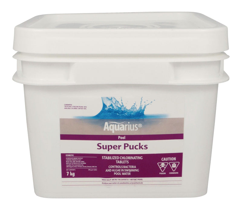 Super Pucks - Stabilized Pool Chlorine Pucks, 7-kg H9178
